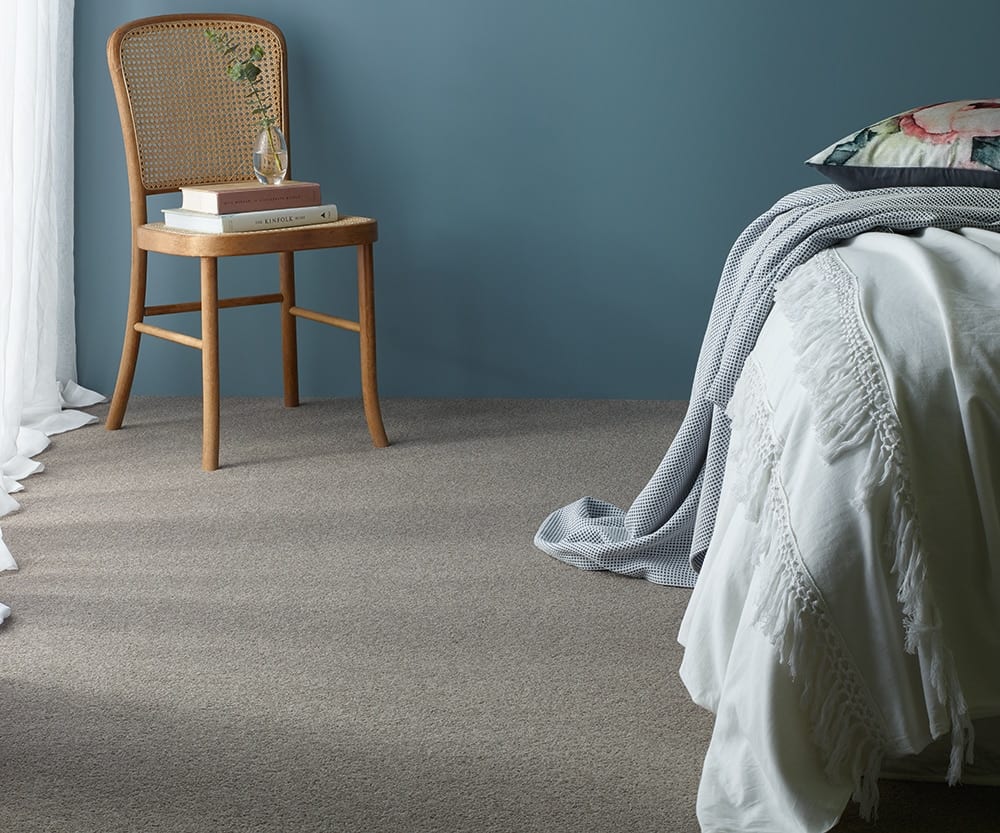 Grey Bedroom Wool Carpet